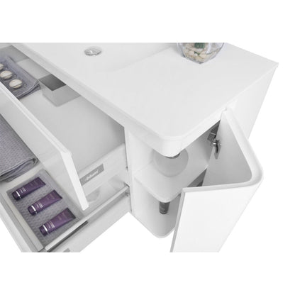 Ancerre Gwyneth Bathroom Vanity with Solid Surface Top Cabinet Set Collection - Backyard Provider