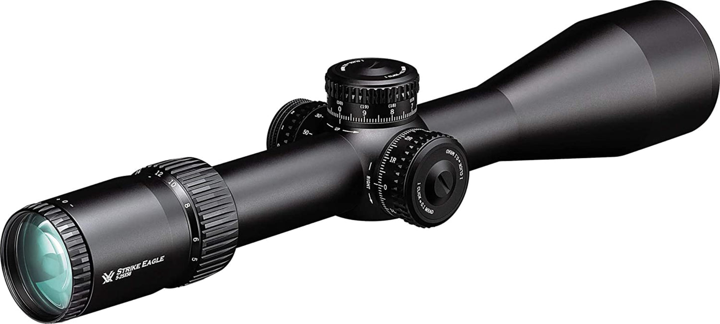 Vortex Optics Strike Eagle 5-25x56 FFP EBR-7C (MRAD) Reticle Riflescope with Wearable4U Lens Cleaning Pen and Free Hat Bundle - SE-52504_w4u-LCP_121-53-BCA