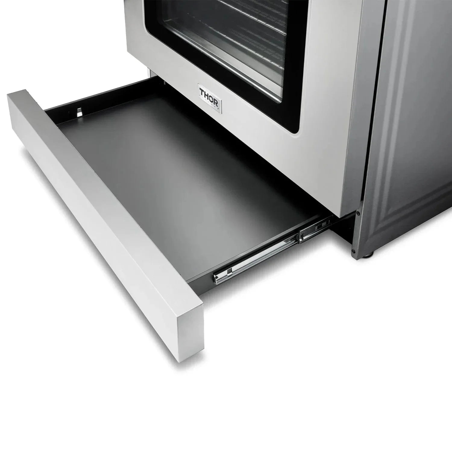 Thor Kitchen Appliance Package - 36 In. Gas Range, Range Hood, Microwave Drawer, Refrigerator, Dishwasher, AP-TRG3601-C-5