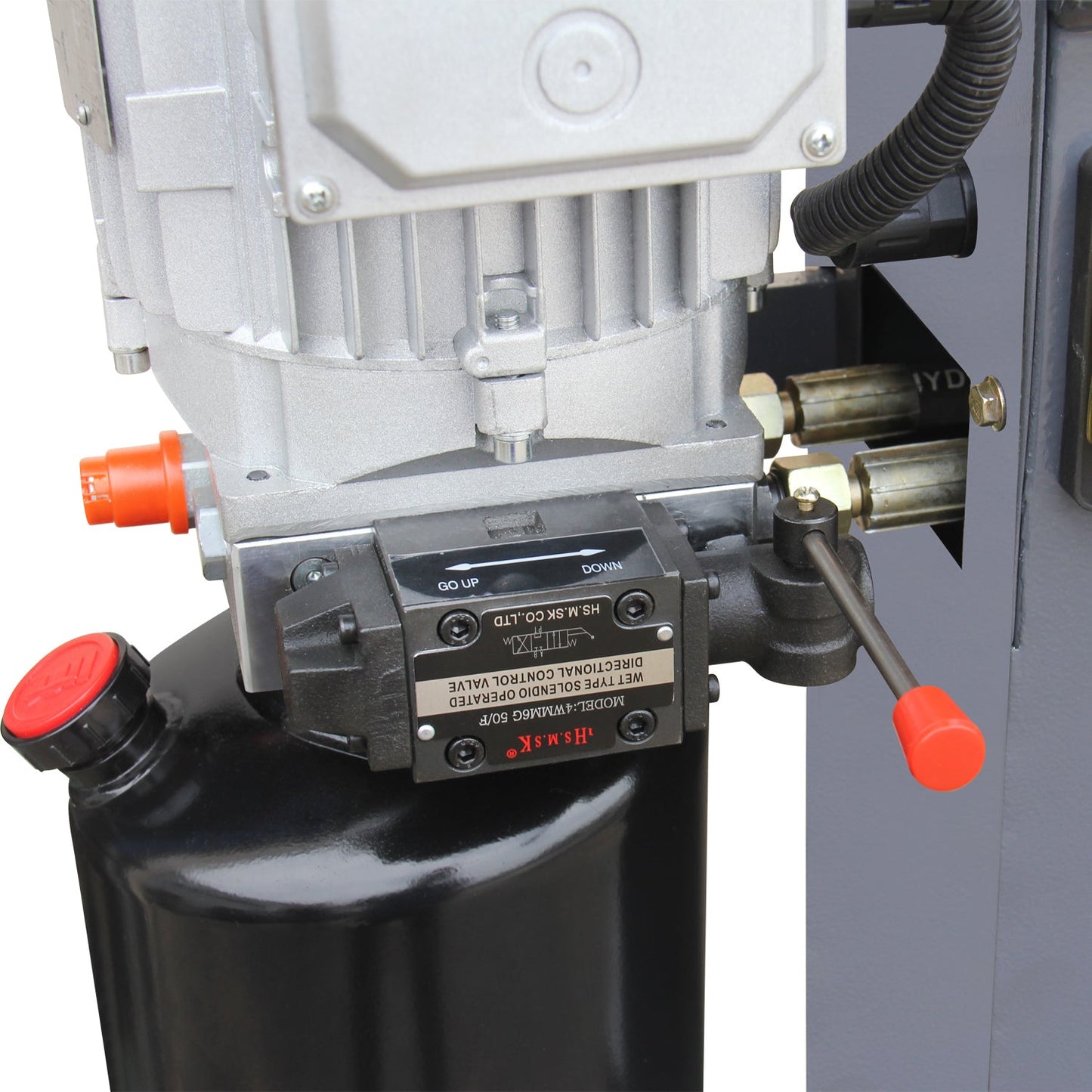 KAKA INDUSTRIAL HP-50 Electric Hydraulic Press，Hydraulic Electric Pump, H-Frame Shop Press with Gear pump,50 ton Frame Capacity, 8.6 in Stroke 220V Single phase - 182002V220V240