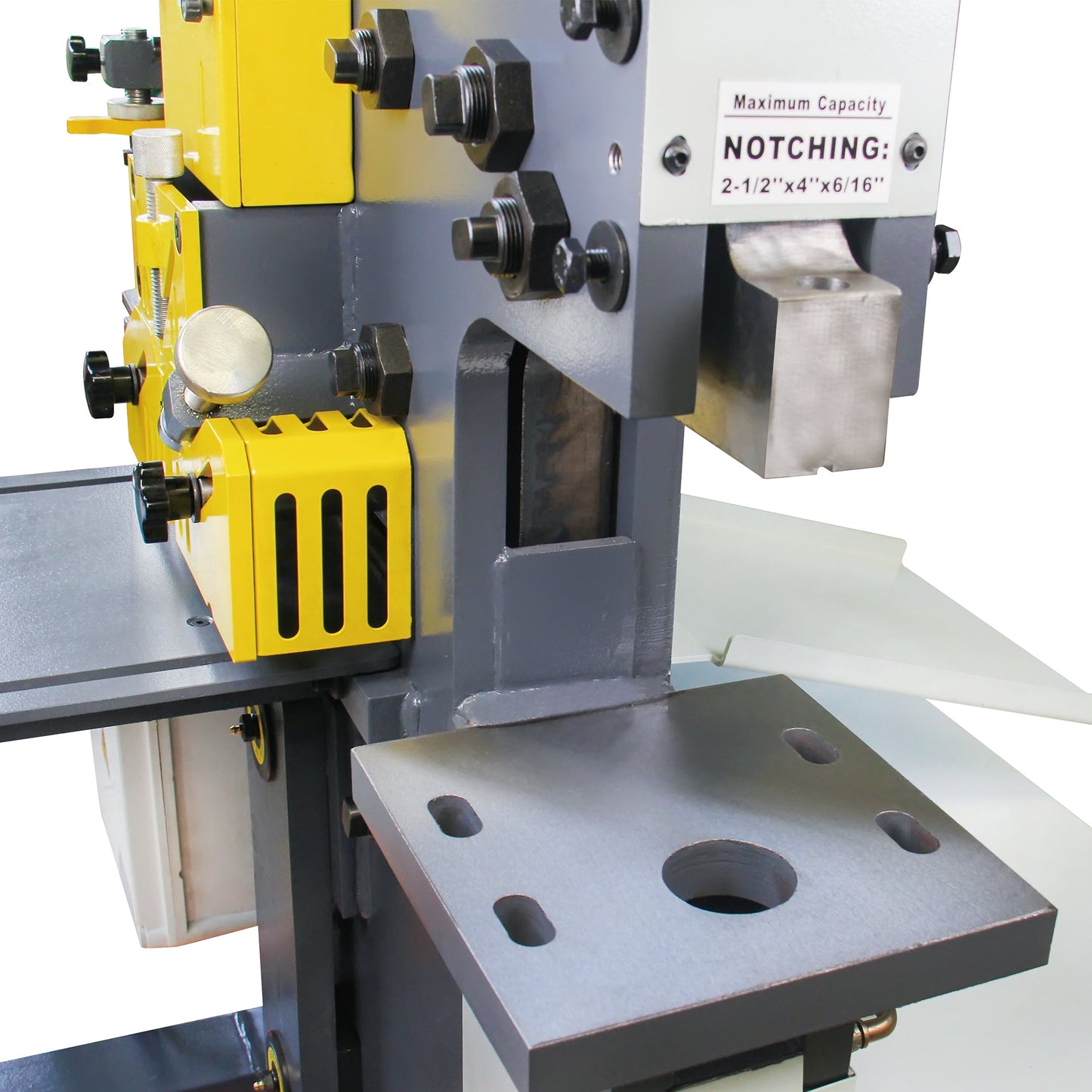 Kaka Industrial M-60, 60 Ton multi-function Metal Ironworker Punch Shear Notcher Brake 220V 3 phase - 181112V220