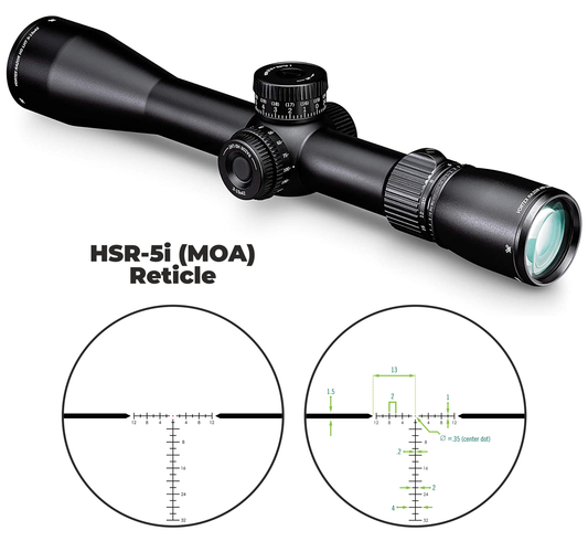 Vortex Optics Razor HD LHT 3-15x42 SFP HSR-5i (MOA) Reticle 30 mm Tube Riflescope - RZR-31501
