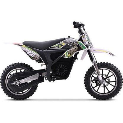 MotoTec 36v 790w Demon Electric Dirt Bike Lithium Green