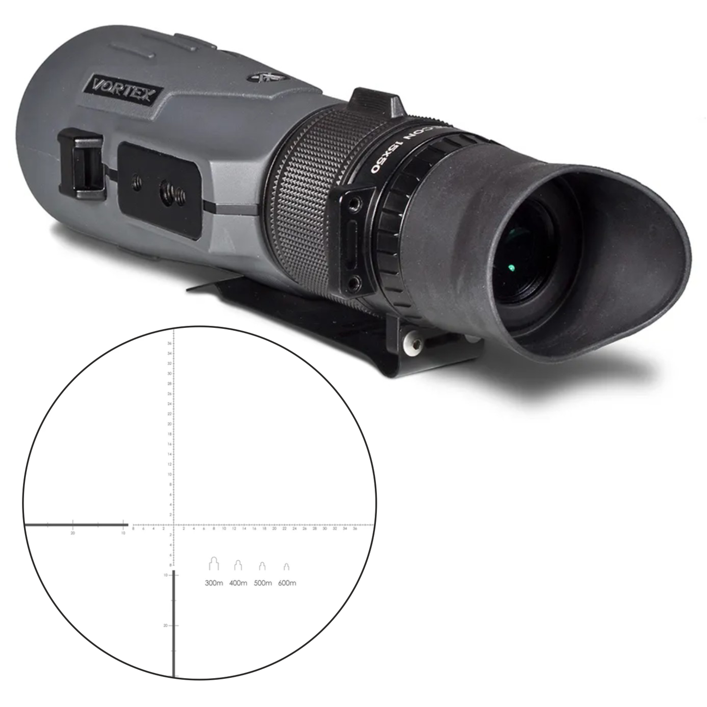 Vortex Optics Recon R/T 15x50 RT155 Scope Monocular with Free Hat and Pen Bundle - RT155_Hat-CD_LCP