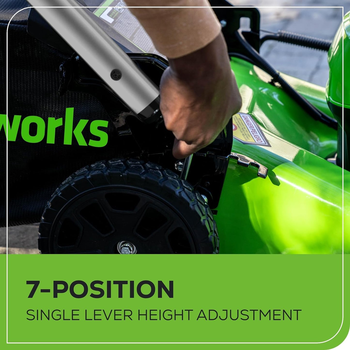 Greenworks 80V 21" Cordless Battery 4-in-1 Self-Propelled Lawn Mower w/ 8.0Ah Battery & 6A Charger - 2552102
