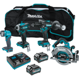 Makita 40V Max XGT️ Brushless Cordless 4 Pc. Combo Kit (2.5Ah/4.0Ah) -  GT400M1D1