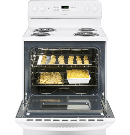 HOTPOINT 30" Free-Standing Standard Clean Electric Range - RBS360DMWW-KT