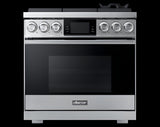 DACOR 36" Pro Gas Range, Silver Stainless Steel, Natural Gas - DOP36M96GLS-KT