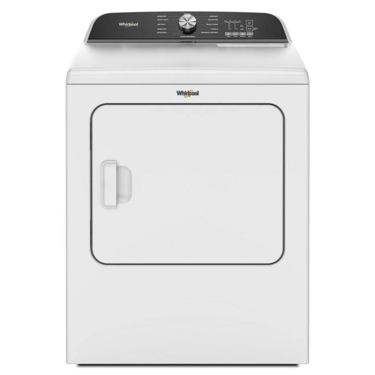 WHIRLPOOL WED6150PW 7.0 Cu. Ft. Whirlpool® Top Load Electric Dryer with Moisture Sensor - WED6150PW-KT