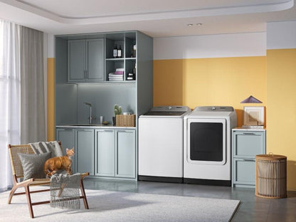 SAMSUNG 5.4 cu. ft. Smart Top Load Washer with Pet Care Solution and Super Speed Wash in White - WA54CG7150AW-KT