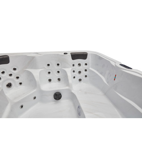 Luxury Spas - Studio Series Eclipse 6 Person Cloud Gray - Backyard Provider