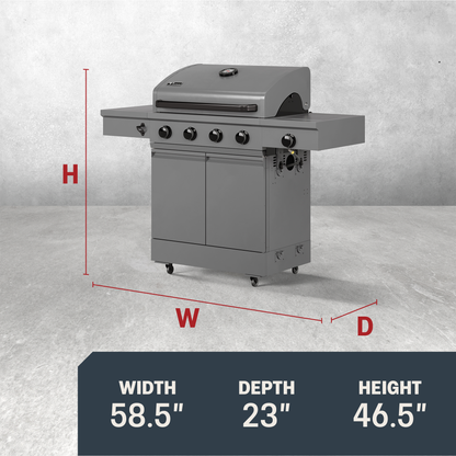 TYTUS Anaheim 4-Burner Gas Grill - TDT-011-GMOD