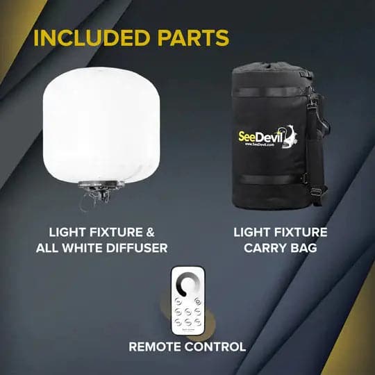 SeeDevil 700 Watt Balloon Light Fixture - SD-BLF-700-G2