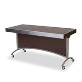 Forbes Industries 7013-8 30" Mobile Tables (nestable - 8-ft) with Stainless Steel Framed Laminate Tabletop, Stylish Legs - 7013-8