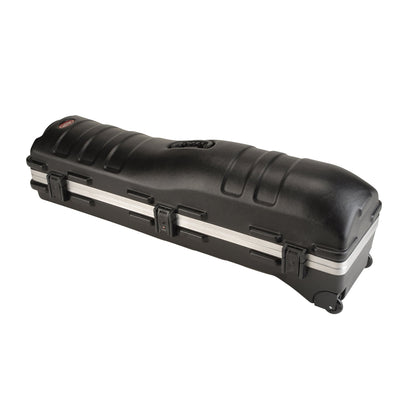 SKB Cases Deluxe ATA Hard Plastic Storage 2 Wheeled Cart Golf Bag Travel Case - 93193