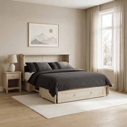 Night and Day Furniture Daisy Queen Murphy Cabinet Bed Complete - MUR-DSY-QEN-BC