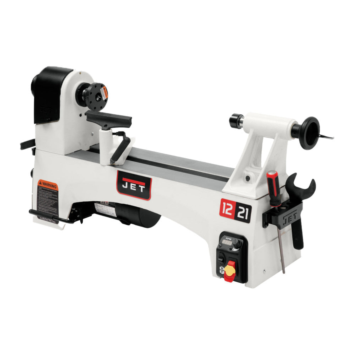 JET JWL-1221VS 12" x 21" Variable Speed Wood Lathe - JT9-719200