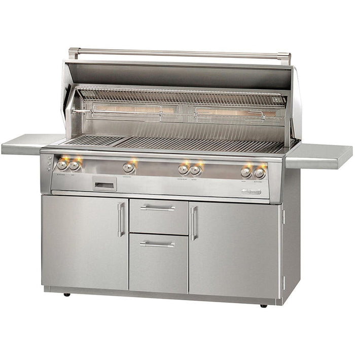 Alfresco 56 Inch Standard All Grill with Cart - Alxe-56bfgc-Lp