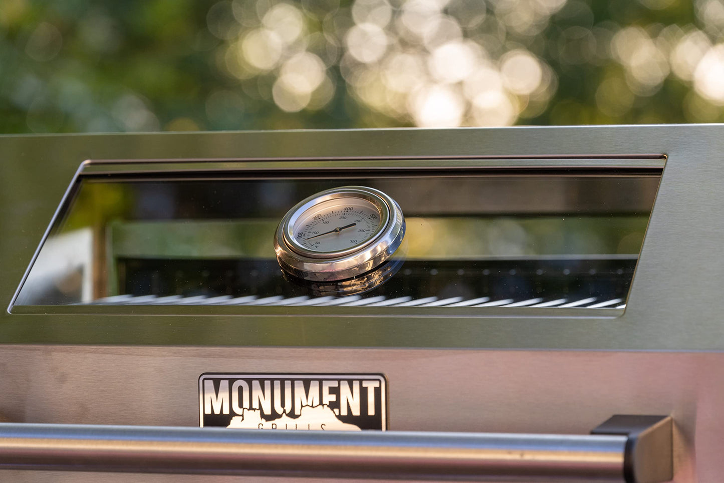 Monument Grills 4-Burner Propane Gas Grill with Side Burner & Smoker Box - B0D97CSJT1