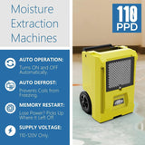 AlorAir® Storm DP Single -Voltage | APP Control 110 PPD Commercial Dehumidifiers - Storm DP-Blue