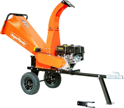 Super Handy GUO140 Towable Wood Chipper 5" Chipping Capacity 15 HP Gas Electric Start New - GUO140