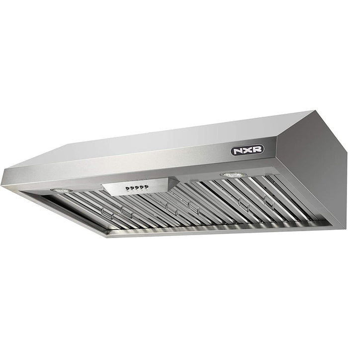 NXR 48 in. Propane Gas Range and Under Cabinet Range Hood Package, - SC4811LPEHBD