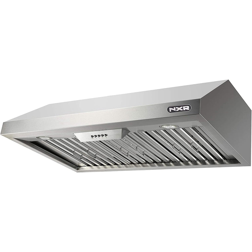 NXR 48 in. Natural Gas Range and Under Cabinet Range Hood Package, - SC4811EHBD