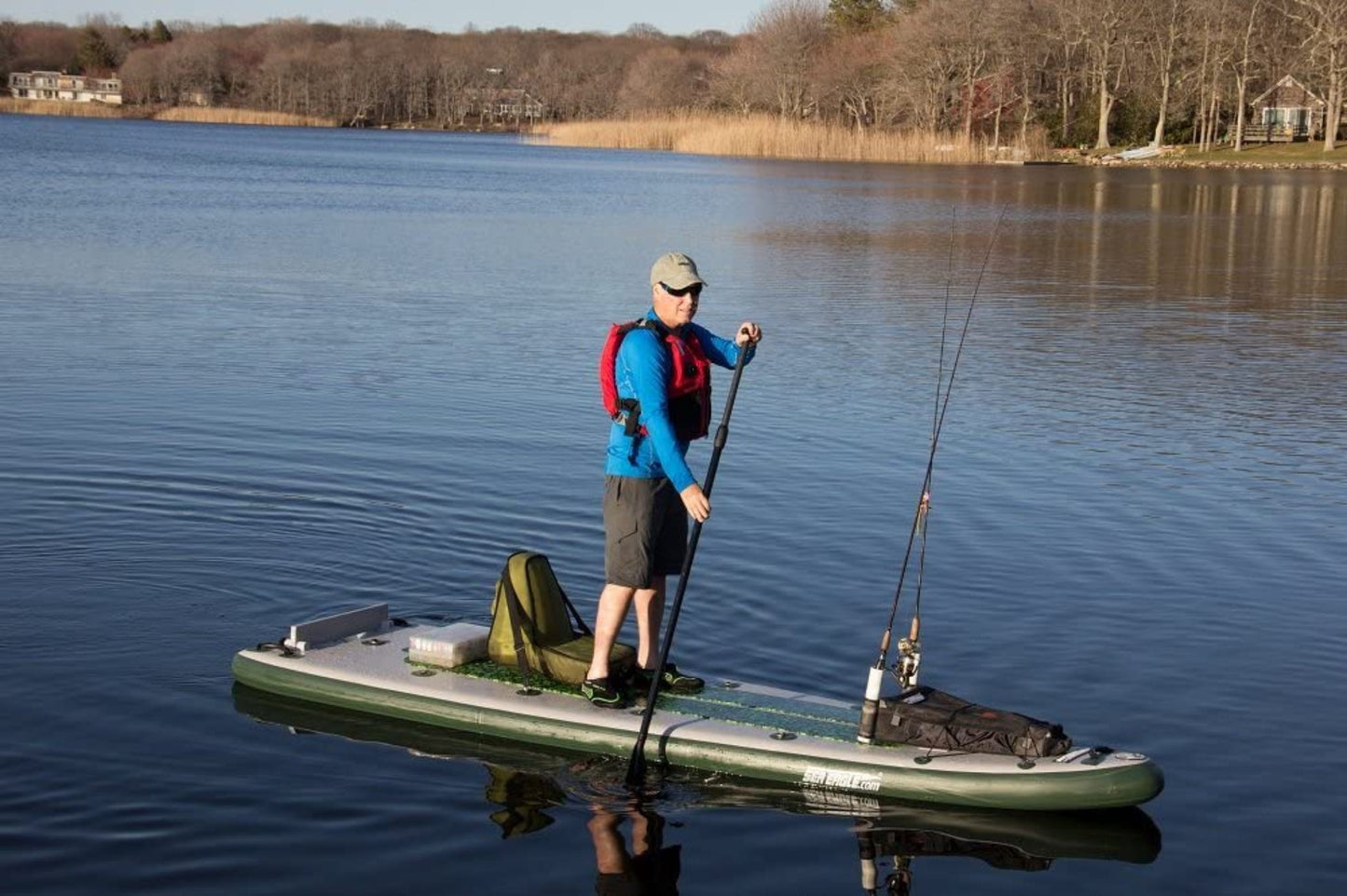 Sea Eagle FishSUP 126 Inflatable Fishing Stand Up Paddle Board Start Up Package New - FS126K_ST