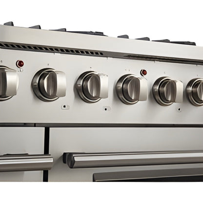 Forno 36″ Pro Series Capriasca Gas Burner / Gas Oven in Stainless Steel 6 Italian Burners, FFSGS6260-36
