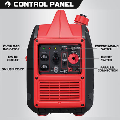 Powersmart Inverter Generator 1900/2500W Gas 4 Stroke Recoil Start New - PS5020W
