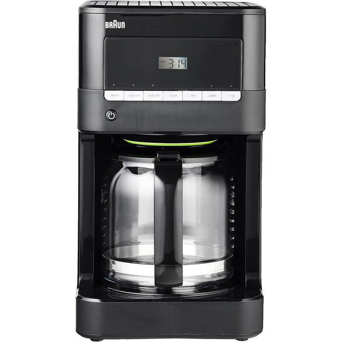 Braun Brew Sense 12-Cup Drip Coffee Maker in Black KF7000BK