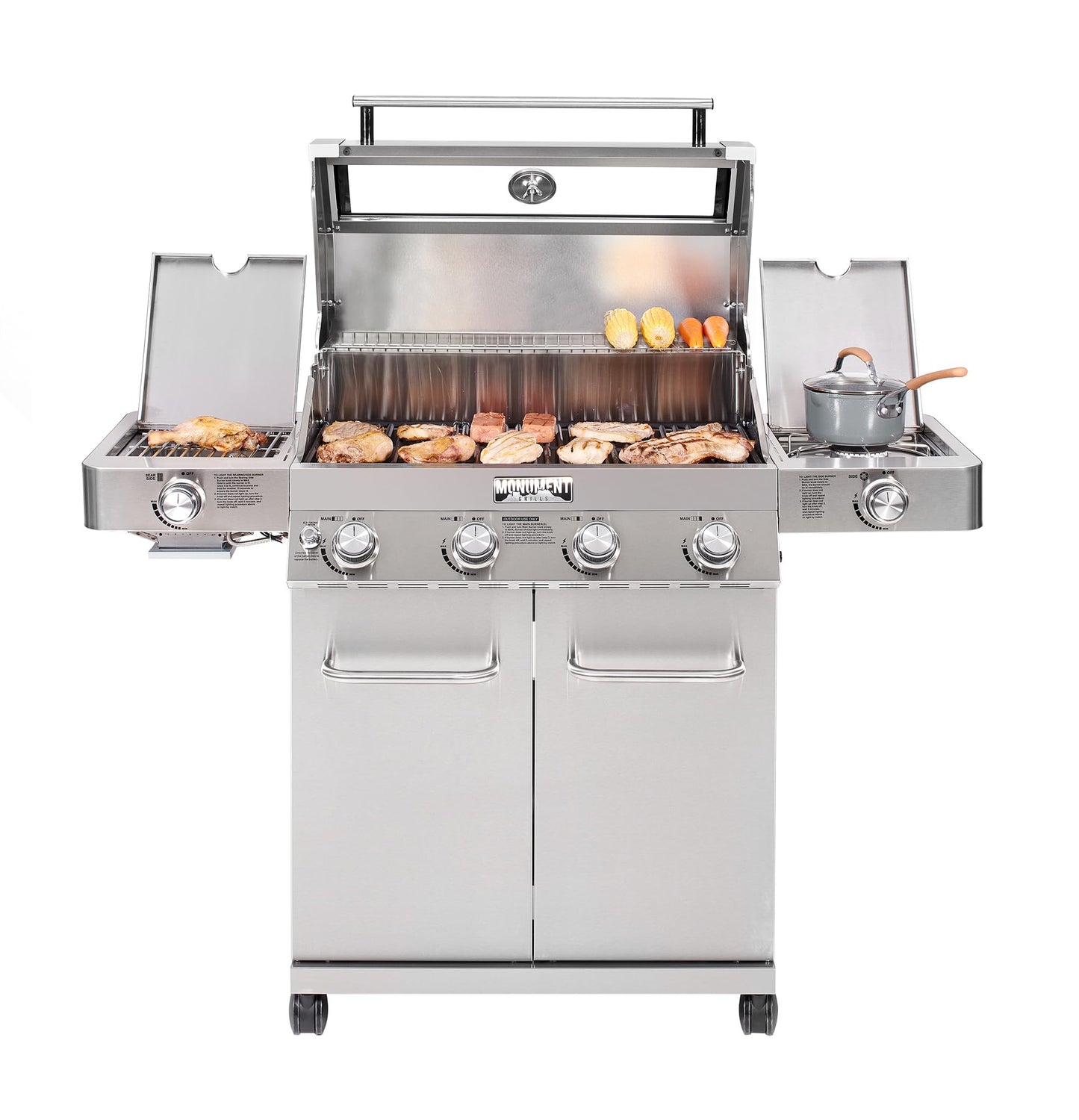 Monument Grills 35633 Propane Grill with Grill Cover Bundle (2 Items) - B0BD88DMZ2