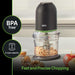 Braun Easy Prep Mini 4 Cup Chopper, 250W Quadblade Technology in Black CH3012BK