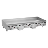 Vulcan MSA72 72" Natural Gas Griddle with Snap Action Thermostatic Control - 162,000 BTU - MSA72 NG