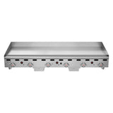Vulcan MSA72 72" Natural Gas Griddle with Snap Action Thermostatic Control - 162,000 BTU - MSA72 NG