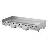 Vulcan MSA72 72" Natural Gas Griddle with Snap Action Thermostatic Control - 162,000 BTU - MSA72 NG