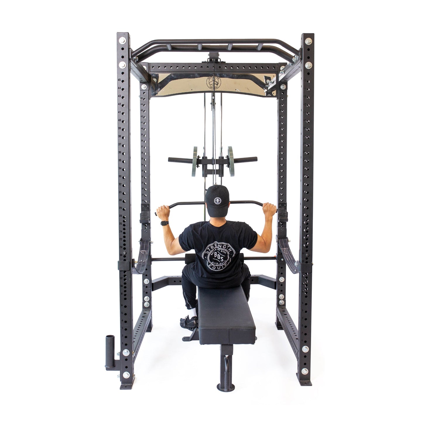 Bells Of Steel Lat Pulldown & Low Row Rack Attachment - Hydra & Manticore - 72-LA-RA-HDR-SET