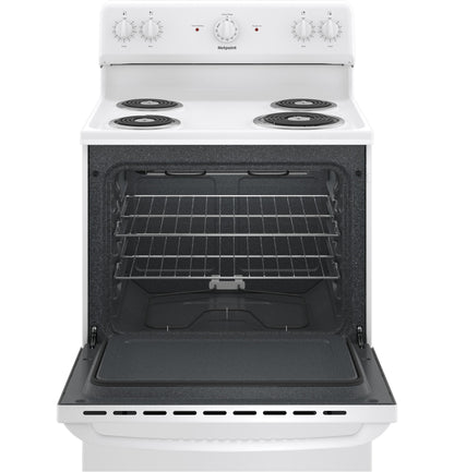 HOTPOINT 30" Free-Standing Electric Range - RBS160DMWW-KT