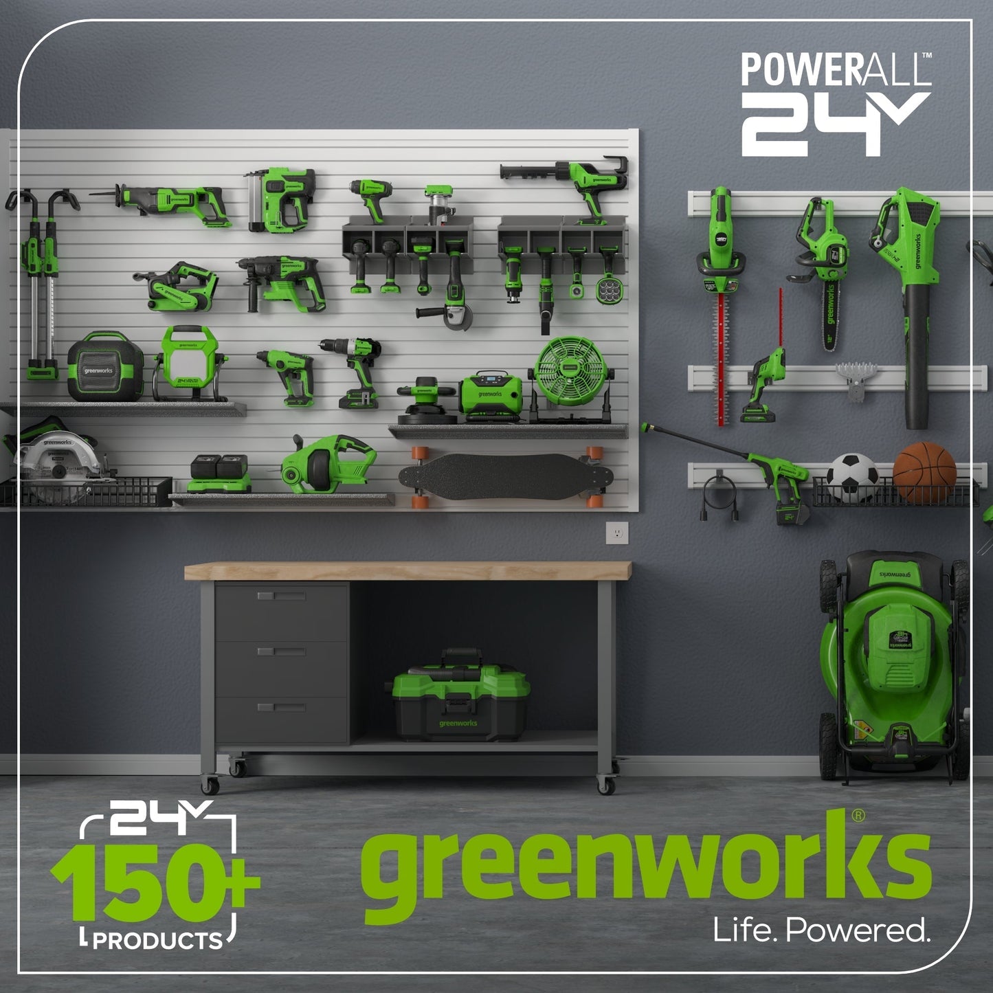 Greenworks 2X24V STEALTH Series Electric Scooter - 7422002