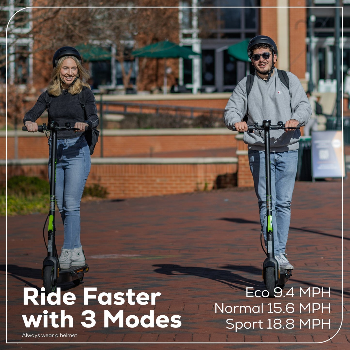 Greenworks 2X24V STEALTH Series Electric Scooter - 7422002
