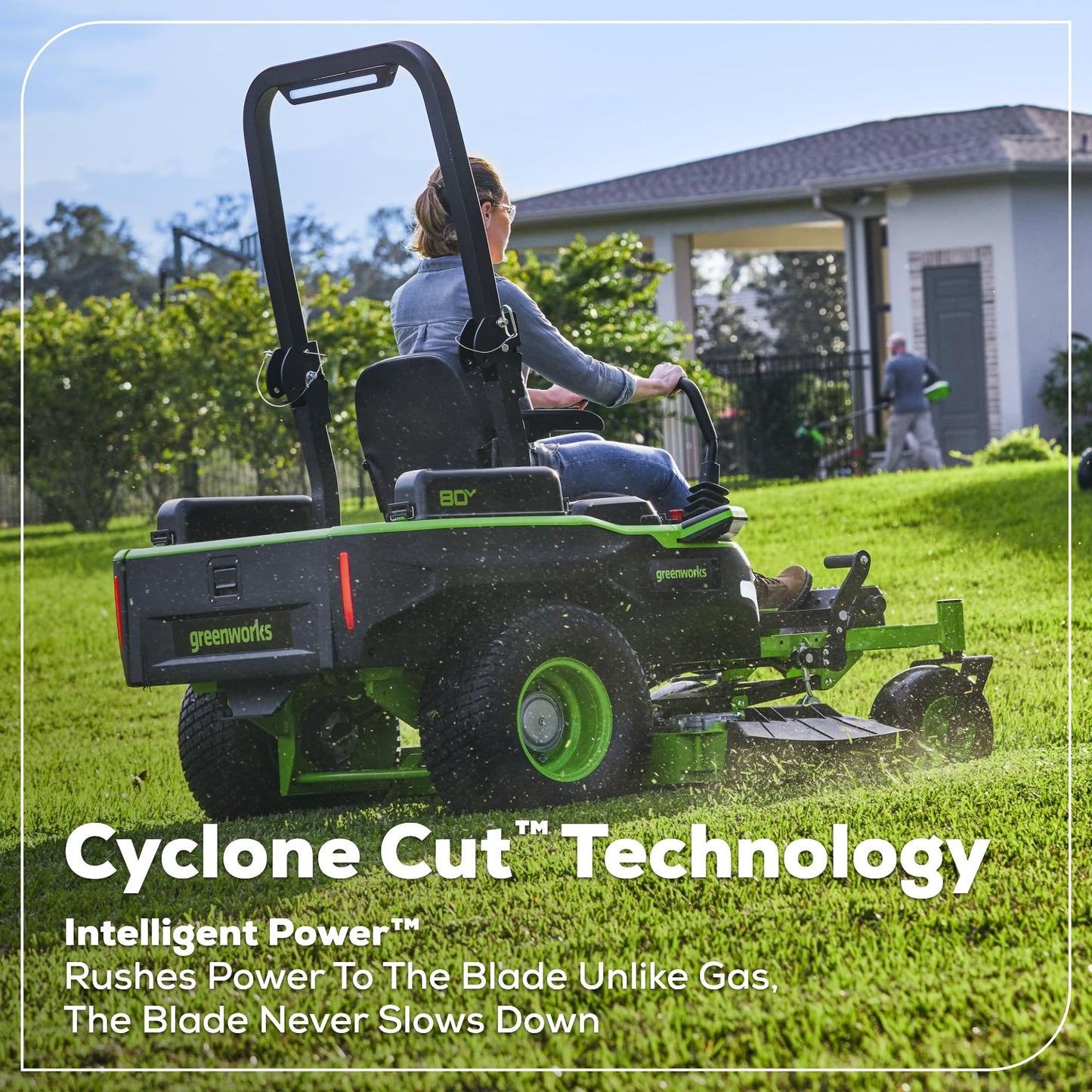 Greenworks 82V 54" MaximusZ Zero Turn Riding Mower with (2) 16.0 Ah , (2) 8.0 Ah ,(2) 4.0 Ah Batteries and 1.5kW Charger -