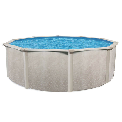 Aquarian Phoenix 21' x 52" Round Steel Frame Above Ground Outdoor Swimming Pool - 74472