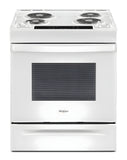 WHIRLPOOL WEC310S0LW 4.8 Cu. Ft. Whirlpool® Electric Range with Frozen Bake™ Technology - WEC310S0LW-KT