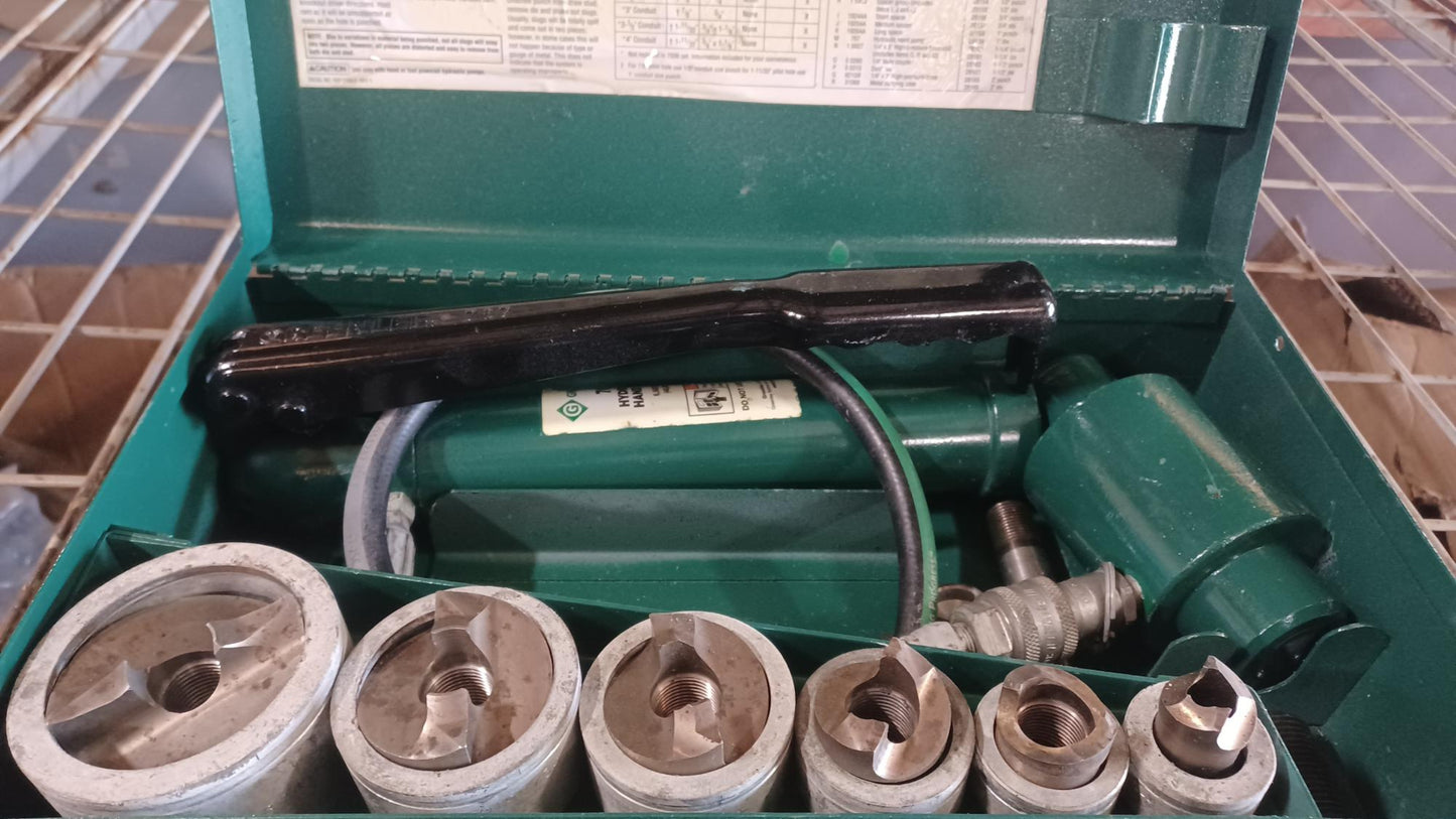 Greenlee 7506 Punch Set Hydraulic Knockout - Reconditioned - 7506 30385