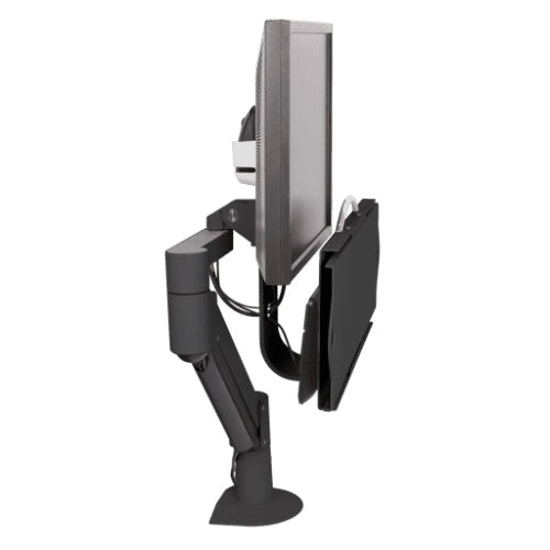 Innovative 7509 Data Entry Single Monitor Arm Mount with Keyboard Tray - 15939