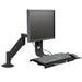 Innovative 7509 Data Entry Single Monitor Arm Mount with Keyboard Tray - 15939