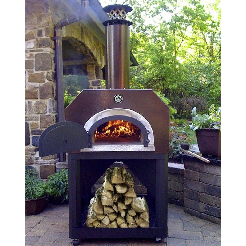 750 Mobile Wood Fired Pizza Oven with Wood