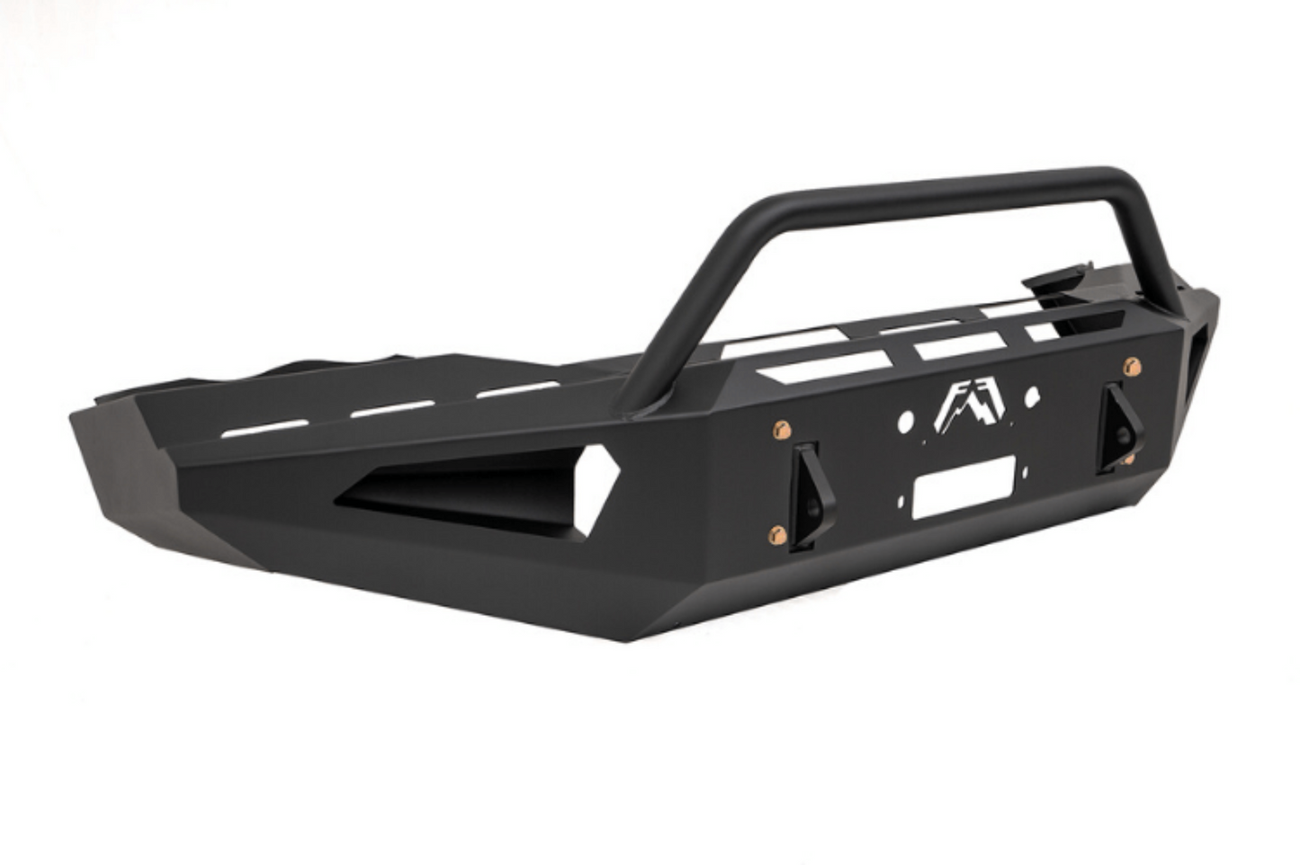 Fab Fours Red Steel DR03-RS1062-1 Dodge Ram 2500/3500 2003-2005 Front Bumper Winch Ready Pre-Runner Guard