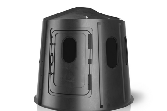Maverick 6-Shooter Deer Hunting Blind in Black with Tinted Windows - 00208