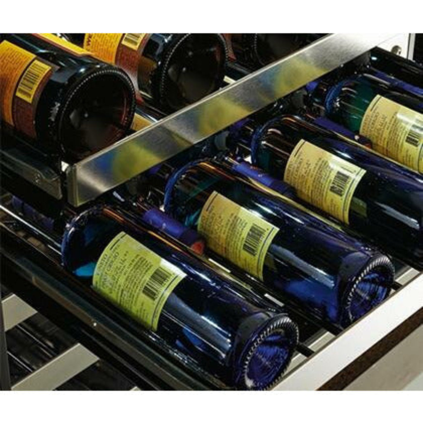 Perlick 24" Dual Zone Wine Reserve with 32 Bottle Capacity,  Panel Ready Glass Door - HP24DO-4-4